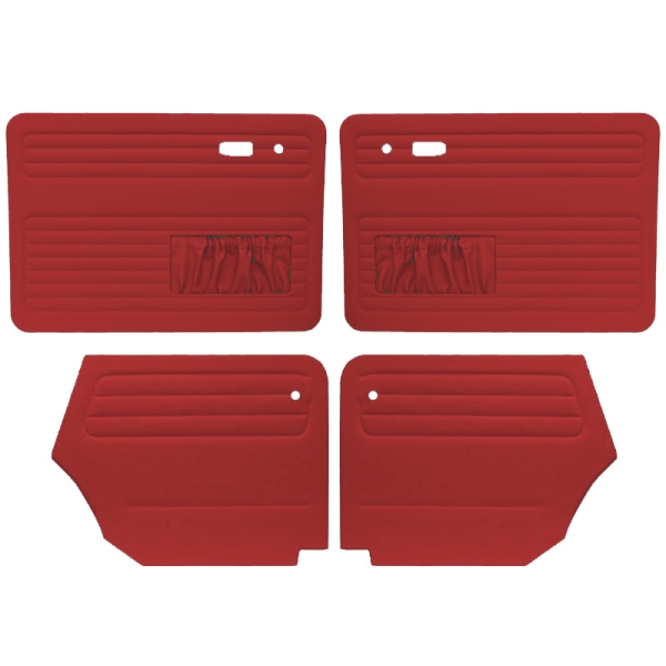 Door panels | 8/66»7/72 | red | convertible