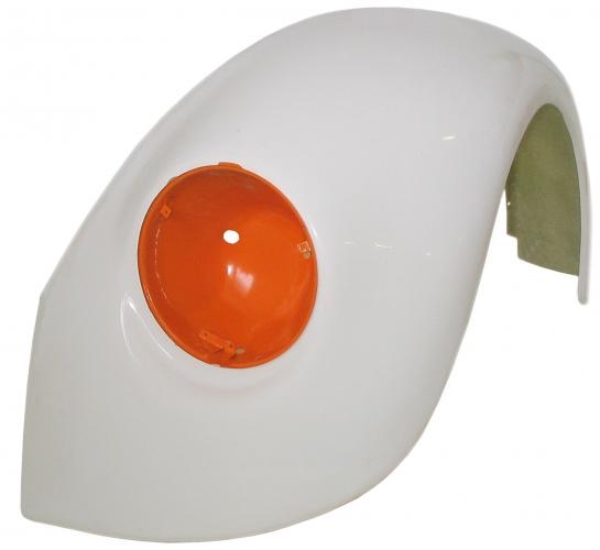 VW Käfer Glasfaser-Kotflügel vorne links +4 cm