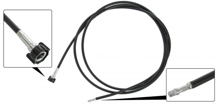 Speedometer cable 1390mm B-Quality