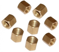 Muttern Auspuff Messing Bild 1