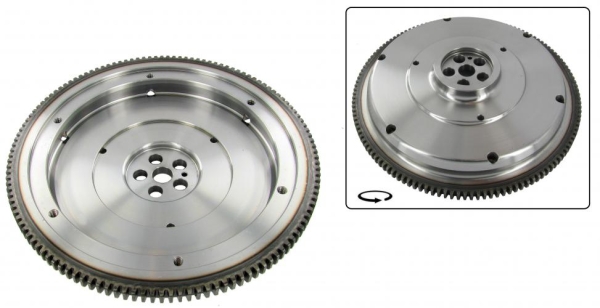 VW Käfer Chromoly-Schwungrad zur Integration eines Typ-4 Motors in ein Typ-1 Getriebe