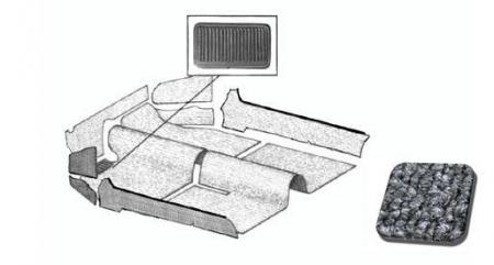 Cabrio Innenraum Teppich Set grau Bild 1