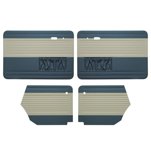 Door panels | 8/66»7/72 | off white/water blue | convertible