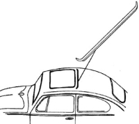 Dichtung Schiebedach hinten Bild 1