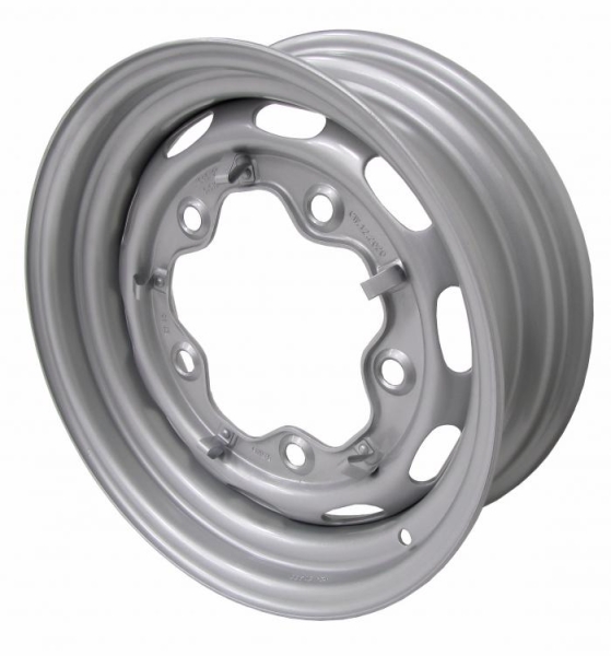 VW Käfer Standard Rad grau mit Lüftungslöchern A-Qualität (pro Stück)