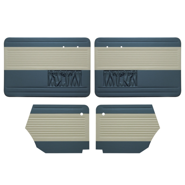 Door panels | 8/64»7/66 | off white/water blue | convertible