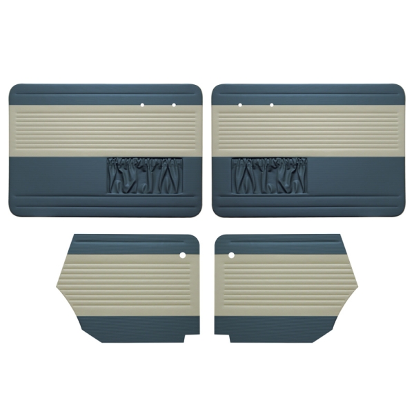 Door panels | 8/64»7/66 | off white/water blue | convertible