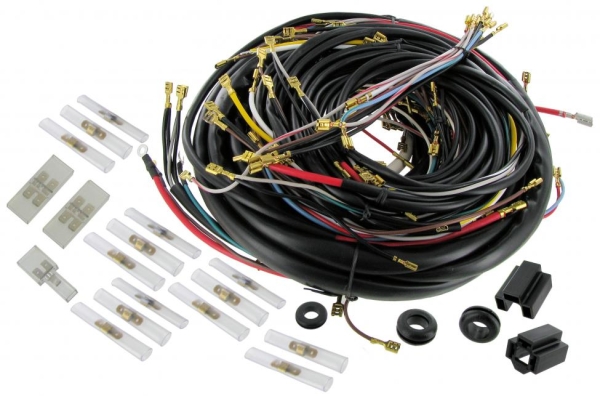 Wire Harness Complete - VW Beetle and Cabrio (LHD, 8/69-7/71)