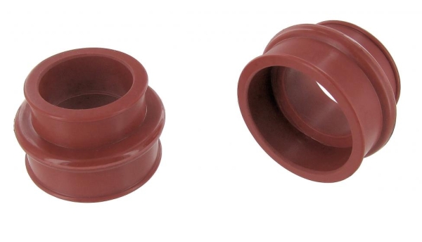 VW Käfer Einlasskrümmer-Manschetten rot/braun (paarweise)